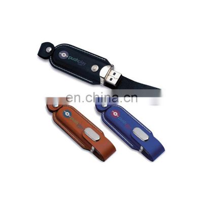 Marketing Gift Items Leather USB Key Hot Selling 8GB 16GB Memory USB Stick