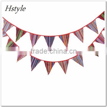 Triangle Pennant Flags, Decorative Triangle Flags, Hanging Triangle Flag PL507