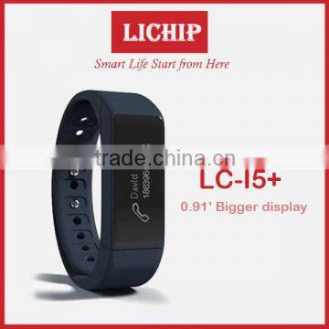 0.91 Inch Bigger Display Screen Remote Camera Sleeping Monitor Date&time Colorie Bluetooth LC-I5 Plus Smart Wristband photo-2