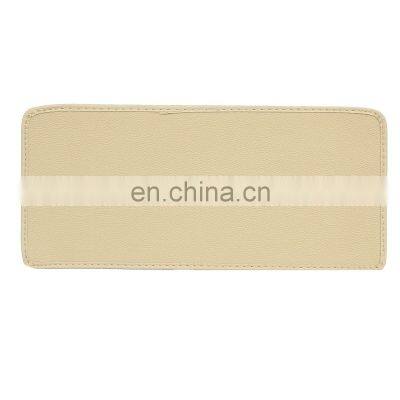 Beige Universal Car Floor Leather Mat Front & Rear Liner Easy Clean Waterproof Mat For VW/AUDI/BMW photo-4