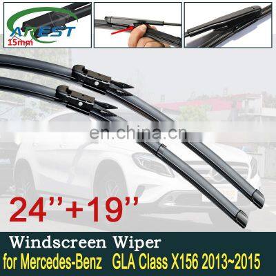 for Mercedes Benz GLA X156 2013~2015 Car Wiper Blades Car Accessories GLA180 GLA200 GLA220 GLA250 GLA45 200 220 250 200d 220d