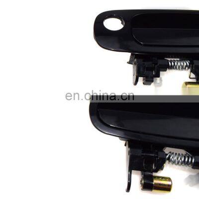 New Outside Door Handle Front Right Left Black For Toyota Corolla 98-02 2Pcs