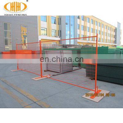 Hot sale Canada security fencing panels temporary fence set