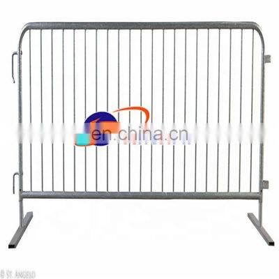 Galvanized crowd control barrier event fence with movable feature pedestrian using powder coated low price