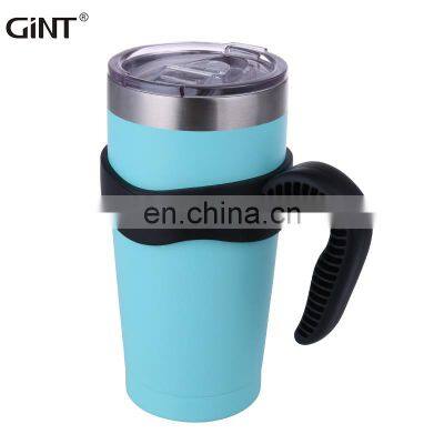 2021 GINT Best Selling 20 oz Colorful Coffee Tumbler With Lid for Car Outdoor Sublimation Mug With Holder Tea Cup Insulated photo-5
