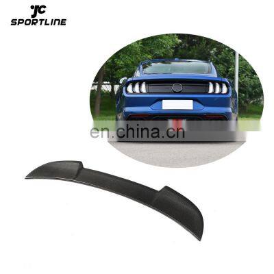 Carbon Fiber Rear Trunk Spoiler Boot Lip Wing for Ford Mustang Coupe 2015 - 2019