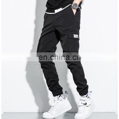 hot selling winter outdoor plus size trouser multi pocket fleece men cargo pants sweatpants