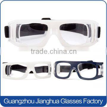 Made in China wholesale windproof dustproof basketball soccer sports goggles with adjustable straps football glasses