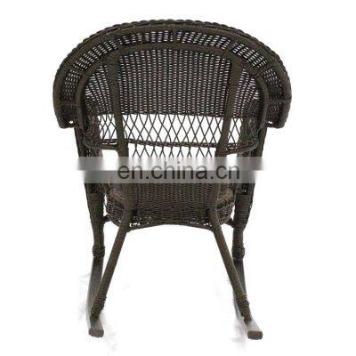 Hot Sale Indoor & Outdoor Pe Rattan Wicker Rocker Patio Garden Furniture photo-4