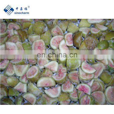 Sinocharm Hot Selling High Quality BRC A Approved Fresh IQF 1/4 Cut Fig Frozen Fig