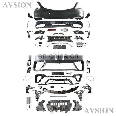 Facelift upgrade body kit for Mercedes benz S-class W222 2014-2020 change to S63/S65 AMG include front and rear bumper assembly