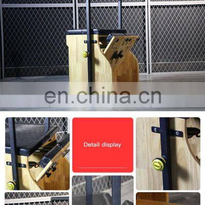 TEZEWA Home Fitness Custom Reformer Para Pilates Sliding Bed Pilates Machine photo-5