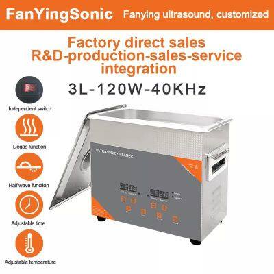 FanYingSonic 2L Liter Ultrasonic Cleaner Tank For Washing Machine Parts Machinery Engines Ultra Sonic Cleanings 60W 120W