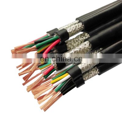 3 core flexible flat copper wire kvv copper control cable flexible copper conuctor control cable