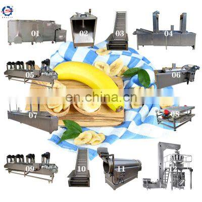 Fully Automatic Plantain Chips Making Machine Production Line Banana Chips Machine