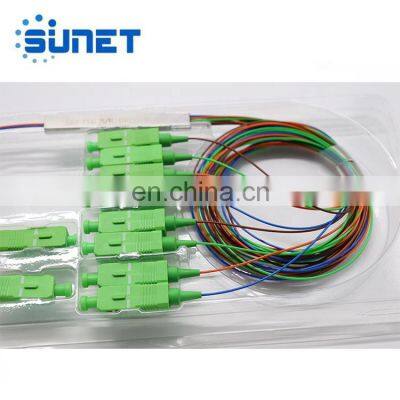 OEM Fiber 2x8 Steel Tube Type Mini Type With Connector Fiber Optic Plc Splitter photo-5