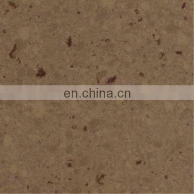Factory Wholesale Customized Artificial Brown Quartz Countertops Slabs