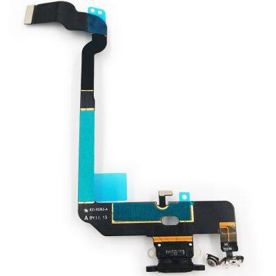 USB Charger For IPhone XS Port Dock Connector Plug Charging Microphone Headphone Audio Flex Cable photo-3