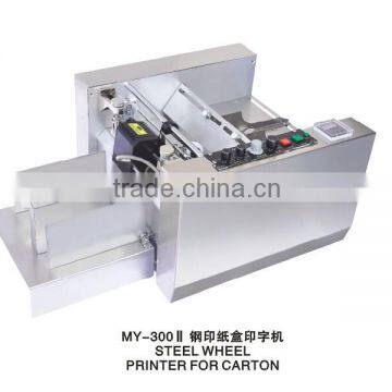 high quality of the steel wheel printer for carton