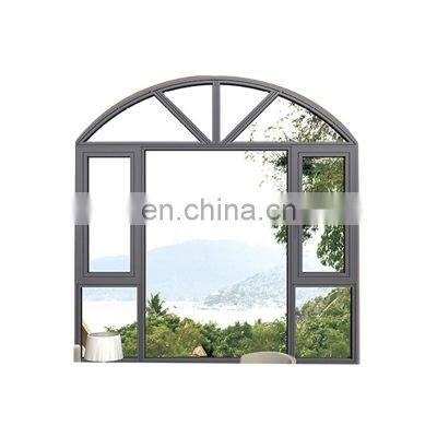 JYD Australian Standard Windproof Steel Glass Doors Aluminium Casement Window