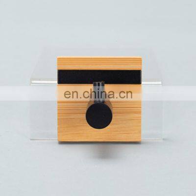 Popular Hot Selling ODM Bamboo Wall Hanger Hooks Self-Adhesive Wood photo-4