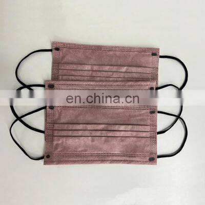 Morandi Color Medical Disposable Nonwoven 3ply Surgical Face Mask photo-5
