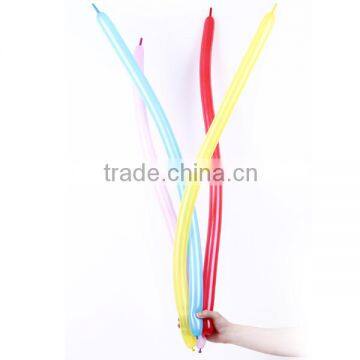 adverting colorful magic long shape balloon latex