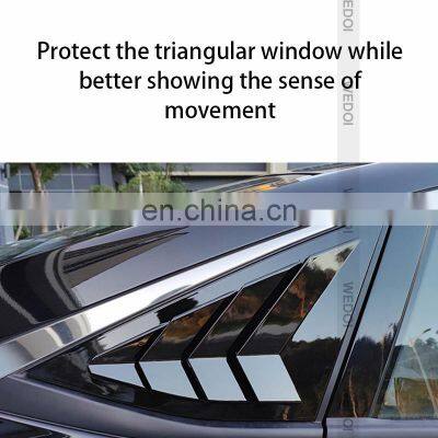 4 PCS Set Corolla Modified Mustang Triangular Window Decorative Suitable for 19-22 Toyota Rear Triangular Window Modification photo-4