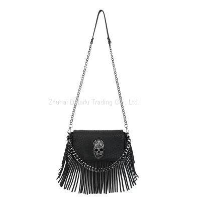 Women fashion crossbody shoulder bag small bag personalized tassel bag