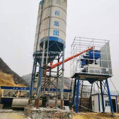 Professional Manufacturer Hzs75 Electric Concrete Batching Plant Dry Type With Js500 Mixer photo-3