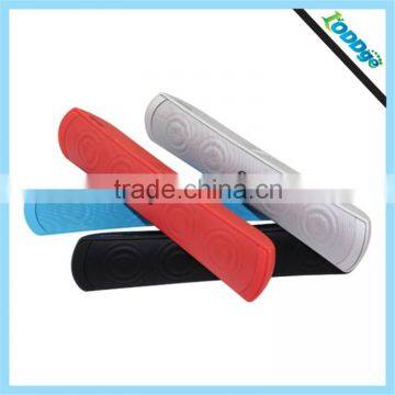 Plastic wholesale oem factory sport mini bluetooth speaker With TF Card Player With Long Shape