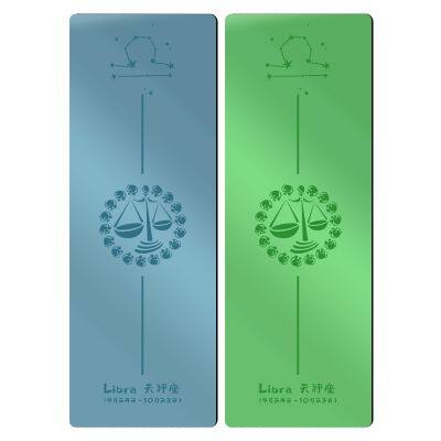 Professional Eco-friendly Customized Natural Rubber PU Leather Black Yoga Mat photo-2