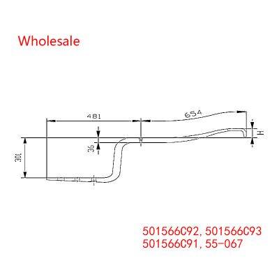 501566C92, 501566C93, 501566C91, 55-067 Heavy Duty Vehicle Rear Axle Wheel Spring Arm Wholesale For Navistar