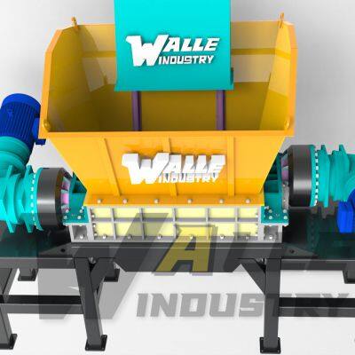 Waste Scrap Metal Industrial Heavy Duty Double Shaft Shredder