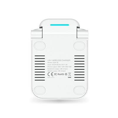 Mobile Phone Accessories 10 15 W Foldable Office Adjustable Wireless Charger Fast Charging Pad Stand For Apple X photo-5