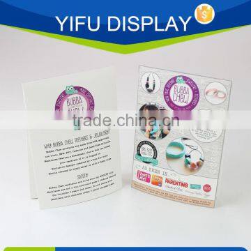 Custom A5 Cardboard Advertising Display, Cardboard Stand Manufacturer