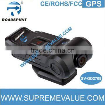 Car video recorder GPS with 102 degree wide angle