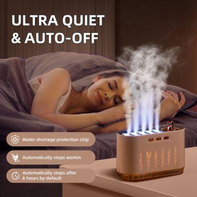 Household Aromatherapy Humidifier With Five-hole Colorful Spray Silent Dynamic Sound Control photo-2