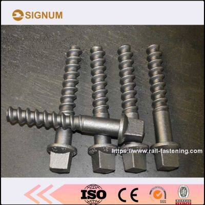 VOSSLOH SCREW M24X163mm railway screw spike
