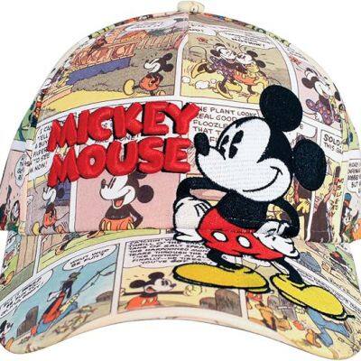 Mickey Mouse Comic Book Print Snapback Baseball cap