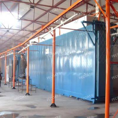 High Efficiency Energy Saving Fluidized Bed Dip Powder Coating Equipment Eco Friendly for Refrigerator Shelves photo-4