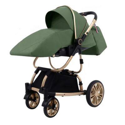 Wholesale Baby Stroller With Cup Holder Linen Material Baby Stroller With Cup Holder for Travel Cheap and Elegant photo-4