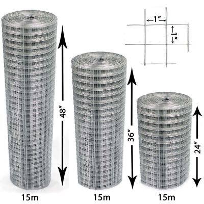 Factory Price 8 Gauge 2x2 Inch Galvanized Welded Wire Mesh Roll photo-4
