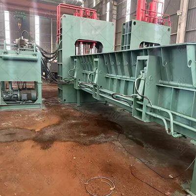 Máquina de corte hidráulica de metal pesado Corte guilhotina de aço de trilho