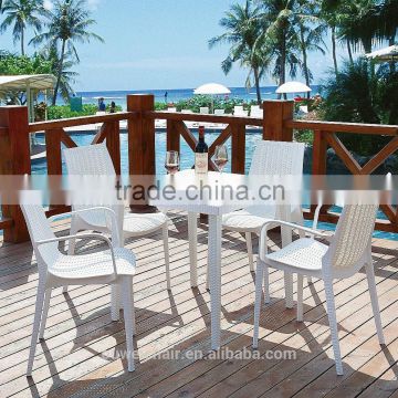 poly rattan chair outdoor furniture