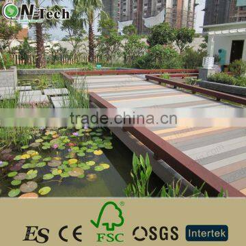 Solid Wpc Decking for Outdoor Decoration Composite Weather Resistance photo-3