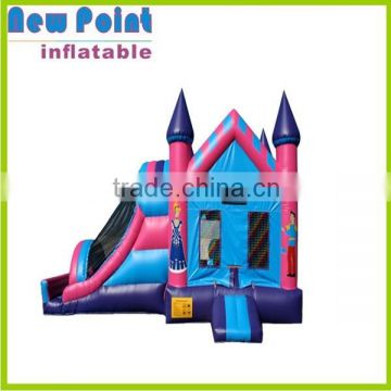 Castle inflatable obstacle course for sale