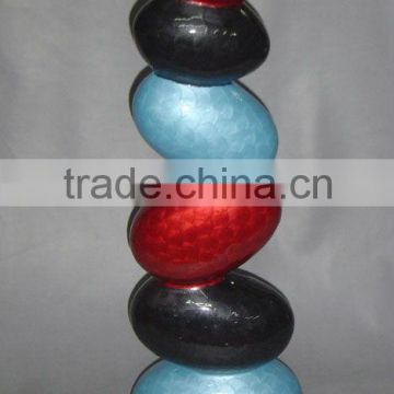 Aluminium Coloured Flower Vase