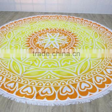 Boho Hippie Round Towels Mandala Beach Towel