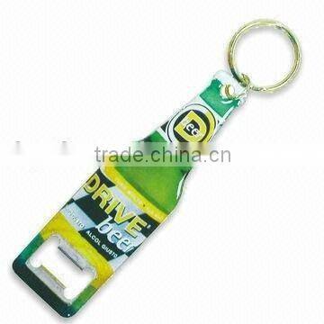 Metal Bottle opener key rings with custom logo